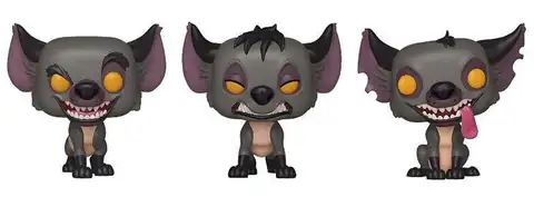 Figurine de Collection le roi Lion, 3 pièces/ensemble, hyènes Banzai shanzi & ED, poupée en vinyle