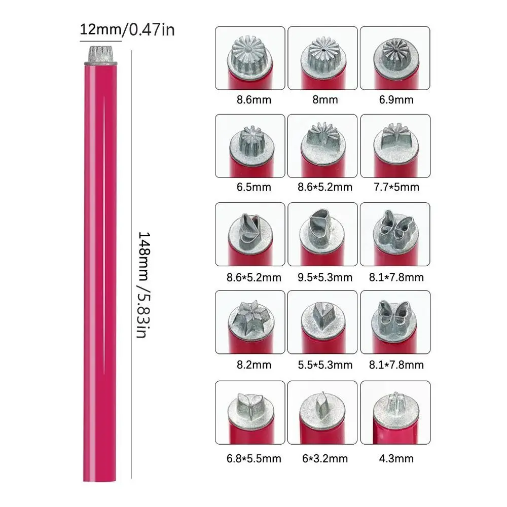 6/10/15 stücke Floral Schmetterling Muster Nail art Stempel Stift Set Blume Malerei Zeichnung DIY Nagel Pinsel Stempel stift Stempel Platte