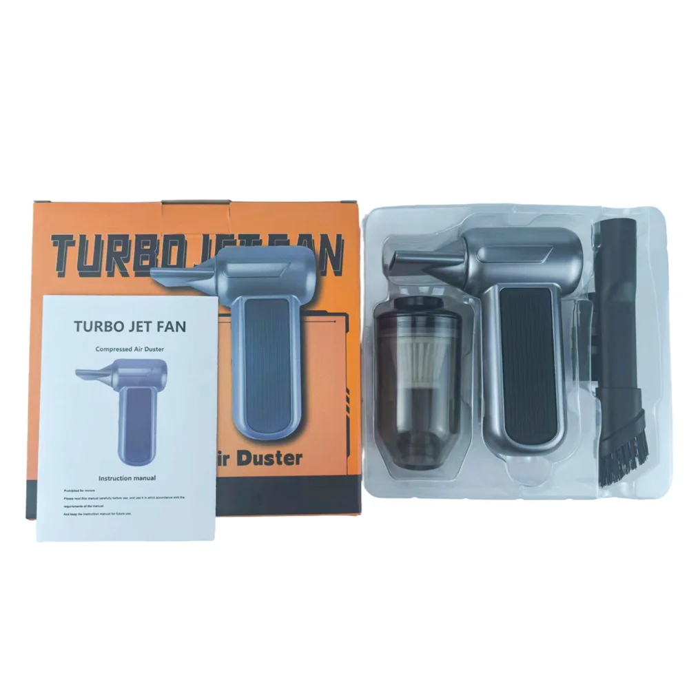 

880000RPM/990000RPM Brushless Motor Electric Turbo Jet Fan High-Speed Turbo Violent Fan Rechargeable Powerful Air Blower Air Gun