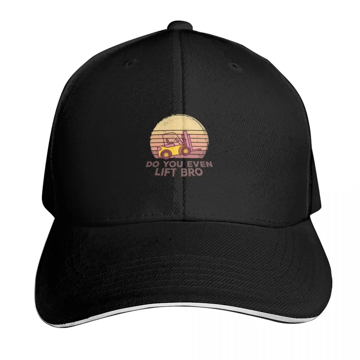 Do you forklift Baseball Cap Six Panel Structured Crown Sun Protection UPF 50+ Breathable Mesh Back