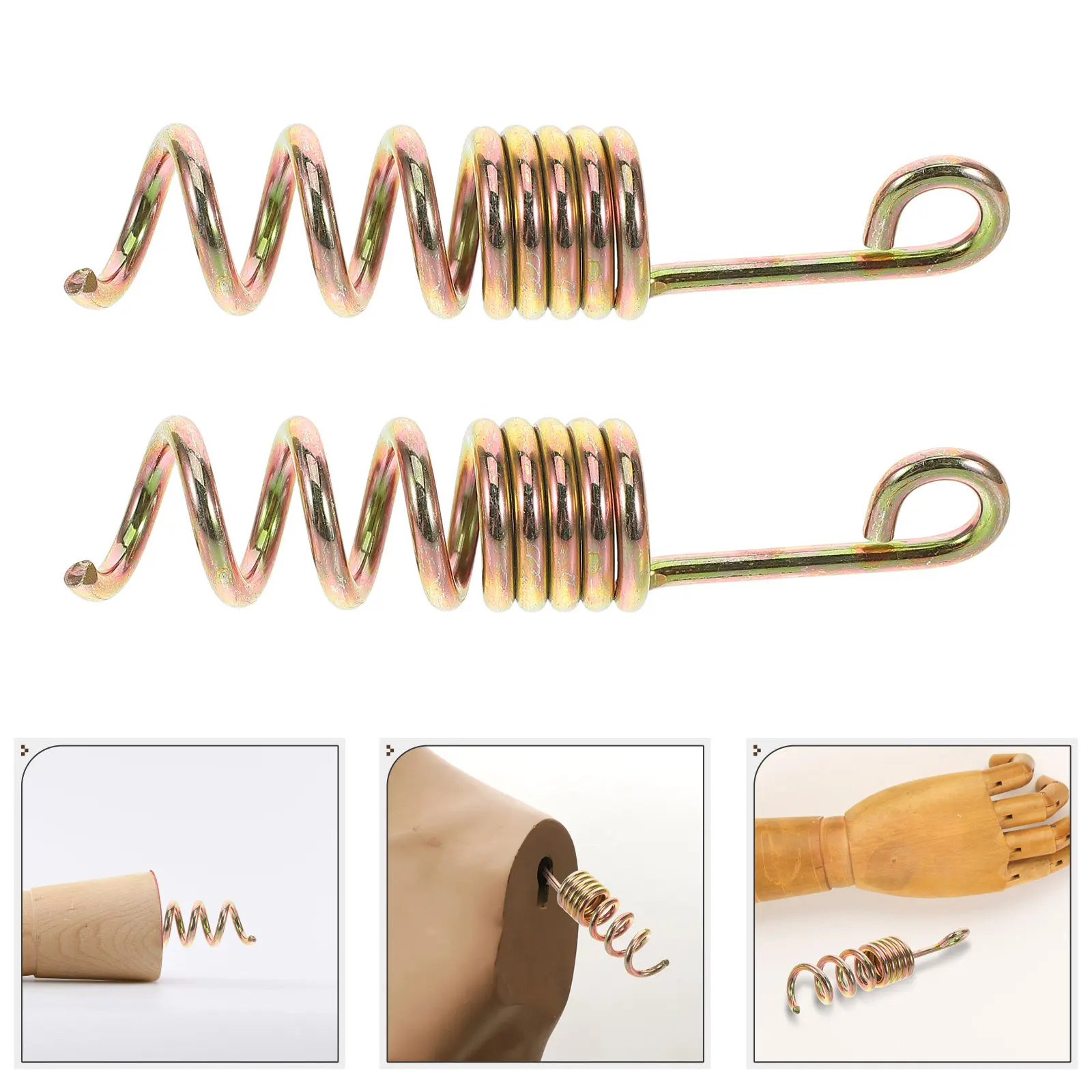 1Pair Clothing Mannequin Spring Hook Ergonomic Shoulder Design Rotatable Arm Accessories for Store Display Exhibitions Photo