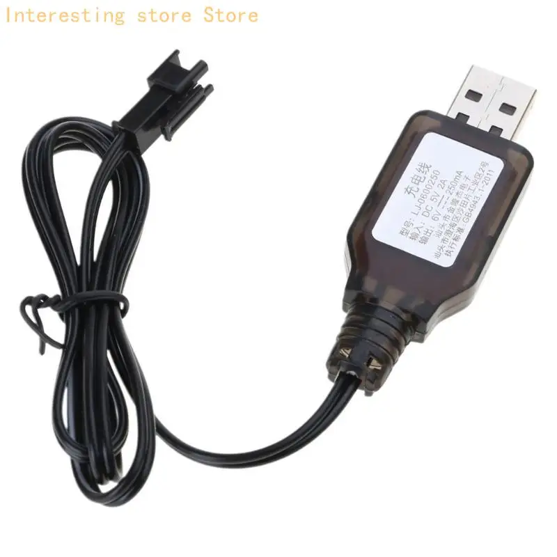 Travel 6V Lithium Battery SM2P Plug for Robot Remote Efficient Charging 55KC