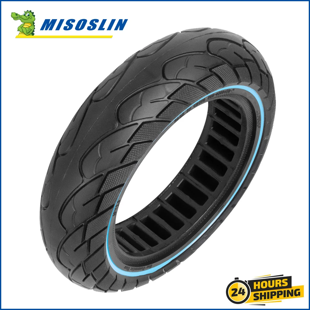 

10 Inch Soild Tire for Segway Ninebot Max G30 G30D Electric Scooter 60/70-6.5 Hollow Honeycomb Wheel Shock Absorbing Tyre Parts