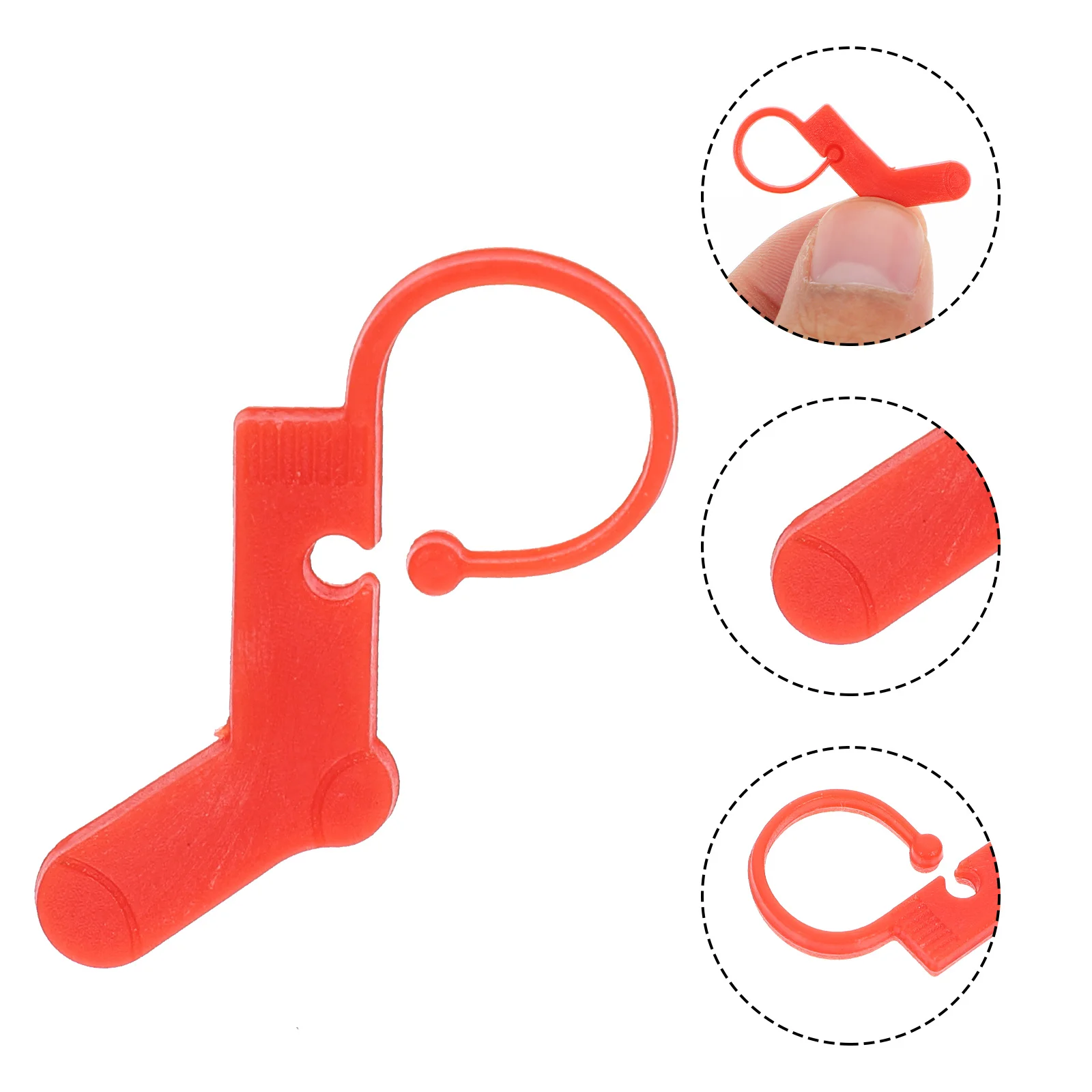 

100 pcs Anti-Solution Small Pin Stitch Holders Plastic Knitting Crochet Markers Locking Tools For Weaving Yarn Wool Craft Diy