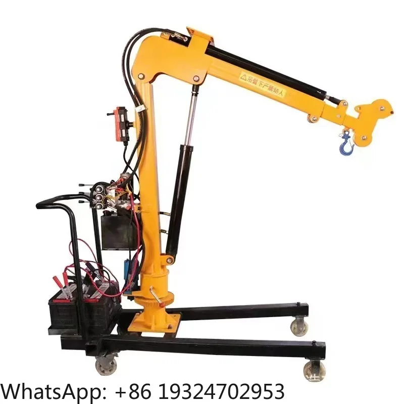 Best Price Outdoor Truck Crane Construction Mini Crane Truck Mobile Crane 1000kgs 2000kgs