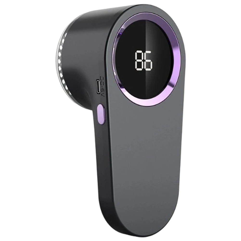 Portable Electric Lint Remover With Digital Display And Three Speed Settings Suitable For Multiple Fabric Types