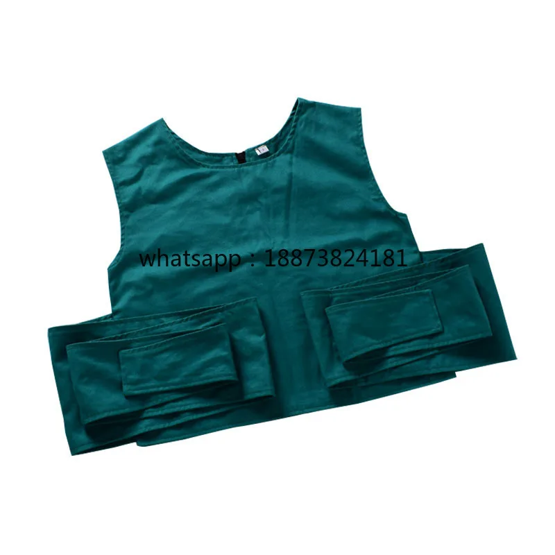 Elderly Bedridden Vest Restraint Clothing Double Layered Thickened Cotton Bed Security Fixation Belt Nursing Clothing