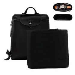 Inserção do Organizador do Saco para Mochila Longchamp, Le Pliage Black Liner para Organizar e Armazenar o Saco Interno, Acessórios de Suporte