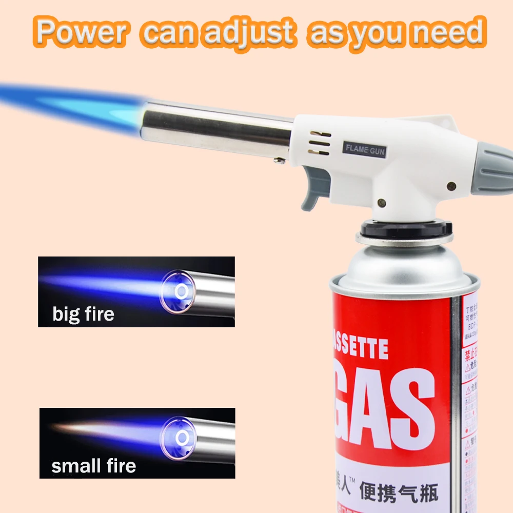 الشعلة الطبخ الإشعال التلقائي غاز البوتان لحام الموقد التدفئة لحام موقد غاز لهب الغاز الشعلة ضربة للشواء المنزل الطبخ #3