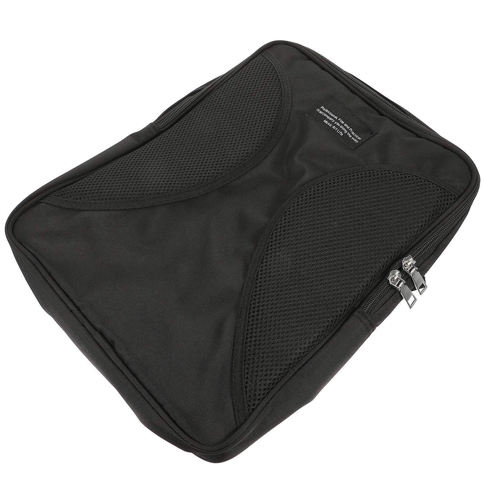

Music Score Bag Black Composite Cloth Nylon Sponge Shockproof Pouch For Piano Practice Guitar Accessories Storage