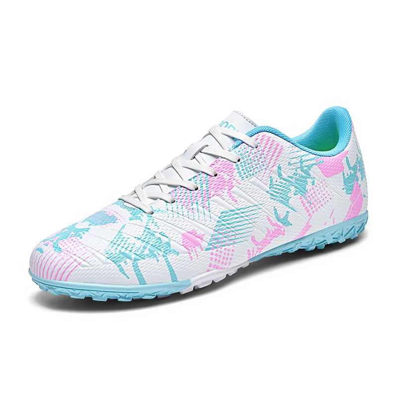Children Sport Footwear Outdoor Cleats FG/TF Soccer Shoes Society Men's Football Boots Grass Anti-Slip Training Futsal Sneakers