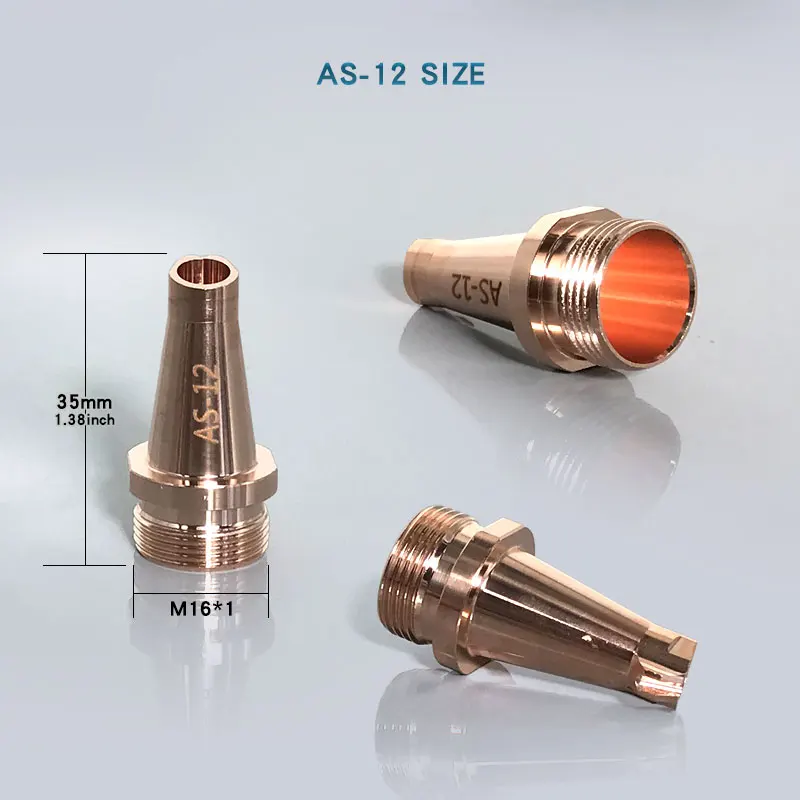 M16 Fiber Laser Welding Copper Nozzle Wire Feed Nozzles AS-12 BS-16 Laser Welding machine SUP23T HW980 4 IN 1 Welding Head 1 Set