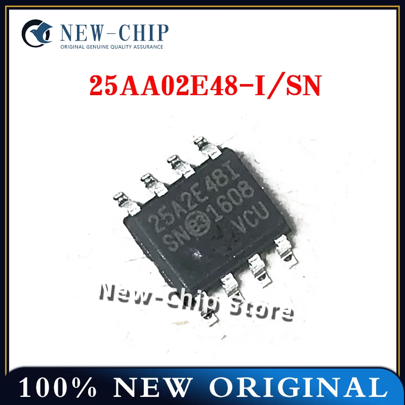 

5PCS-100PCS/LOT 25AA02E48-I/SN 25AA02E48 SOP-8 New Original