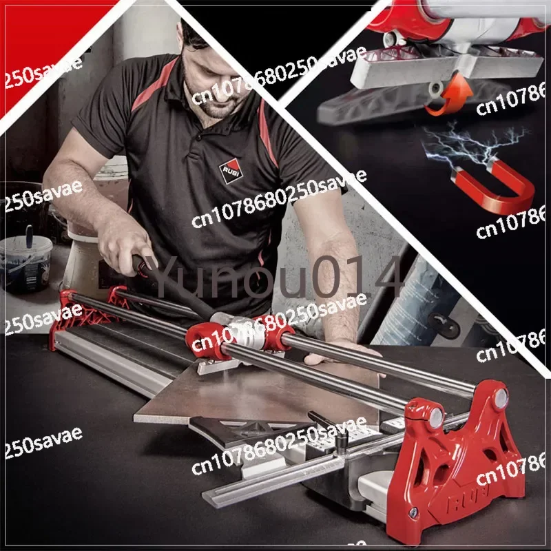 High Precision Manual Tile Cutter, Brick, Polished, Ceramic Cutting Tool, Push-Type Table, Machine Table, 1200