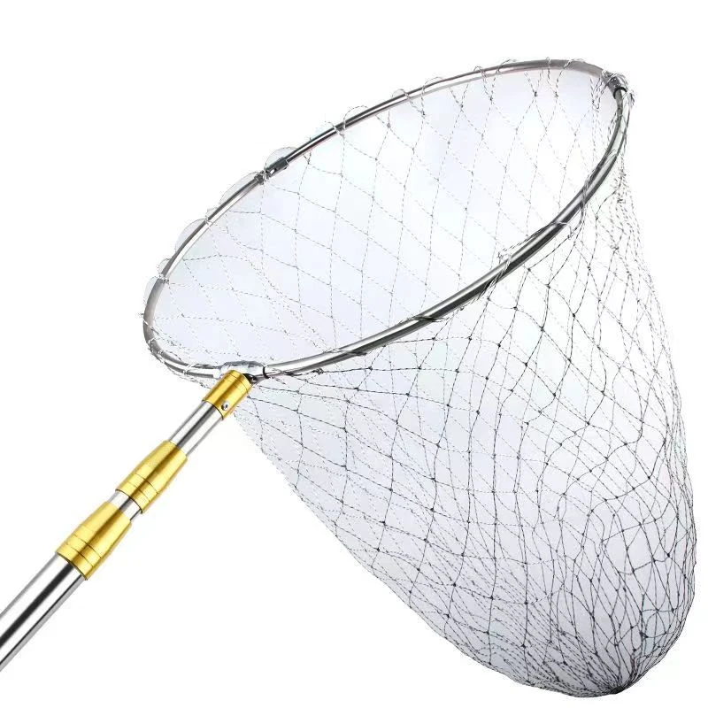 Durable Nylon Replacement Fishing Net 3 Sizes Gray Replacement Net Soft Fishing Net Freshwater Fishing