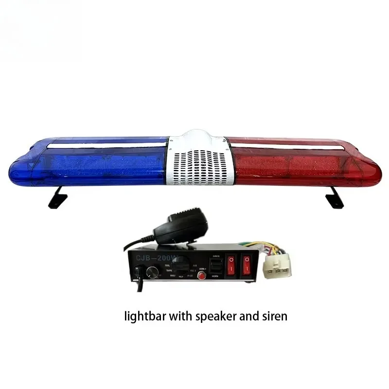 Waterproof red and blue ambulance strip light dc12v 24v Light Emitting Diode Roof Frequency Flash Light Emitting Diode Strobe