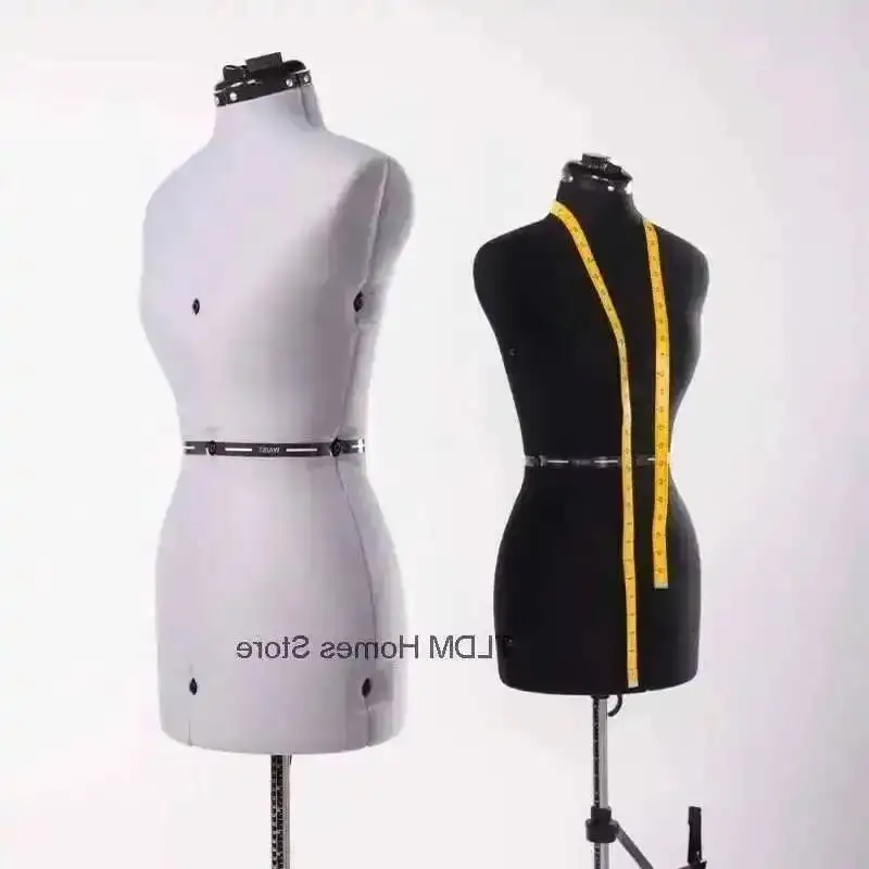 

Female Size Adjustable Female Stand Upper-body Three-dimensional Tailor Cutting Mannequins Model with Clothing Z Design Tools