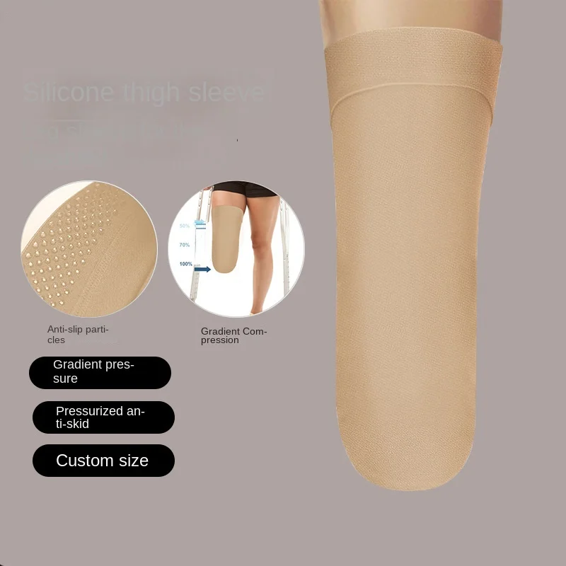 

Толщина 3 мм, протезный гель для теленка, силиконовый носок с рукавами для инвалидов, остаточные конечности, нога ниже колена, ампуты, оболочка, мягкий чехол, подкладка, пень