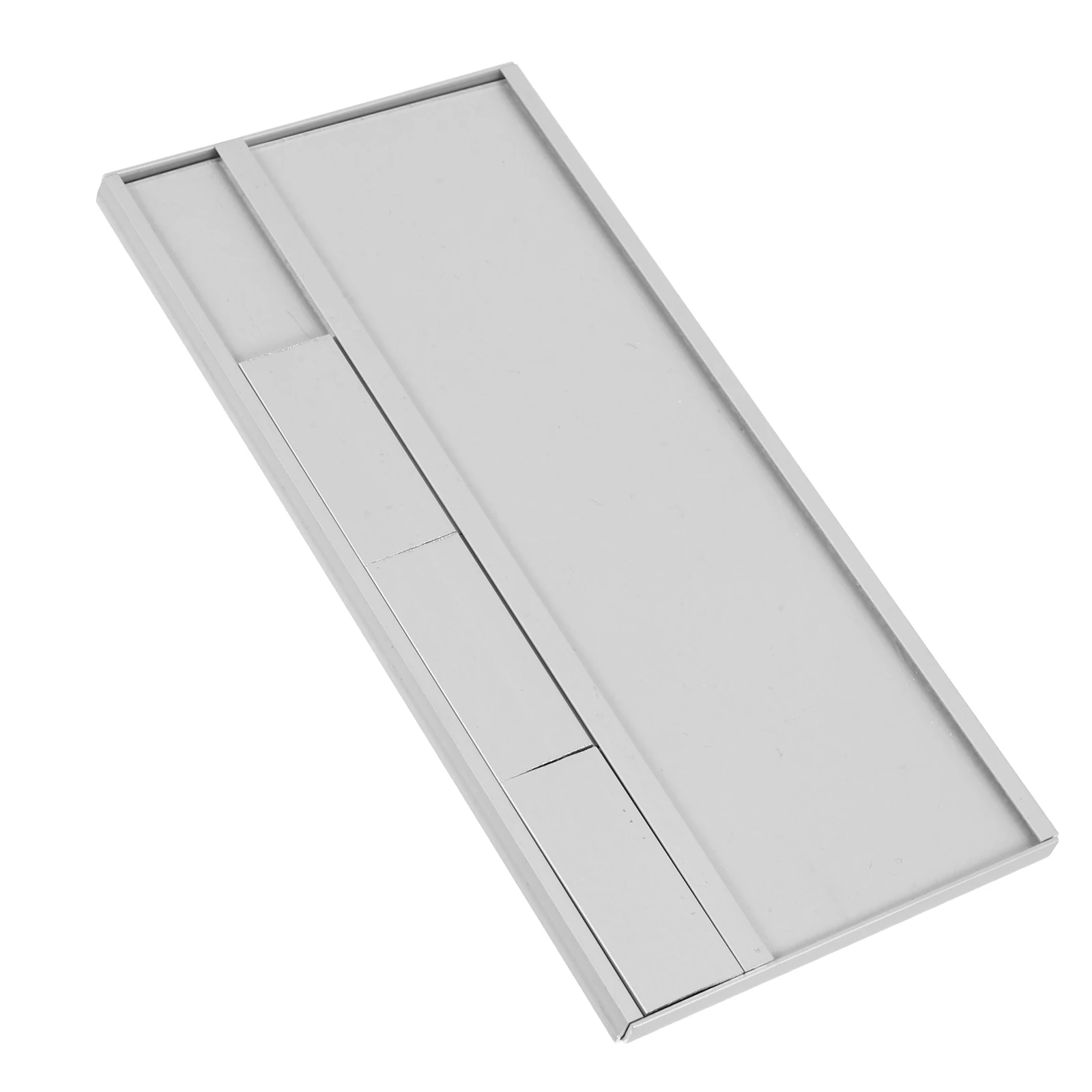 

Workstation Nameplate Aluminum Alloy Desk Name Plate Holder For Office Privacy Display Stand Office Accessories Table Sign