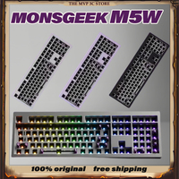 Monsgeek M5W Customized 108 Keys Three Mode Mechanical Keyboard Kit Gasket Structure Aluminum Cnc Hot Swap laptop