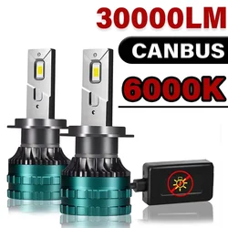 H4 Car LED Headlight H1 H8 H9 H11 H7 H11 High Low Beam 9005 HB3 9006 HB4 With fan cooling Turbo Led Ice Bulbs Fog Bulbs 6000K