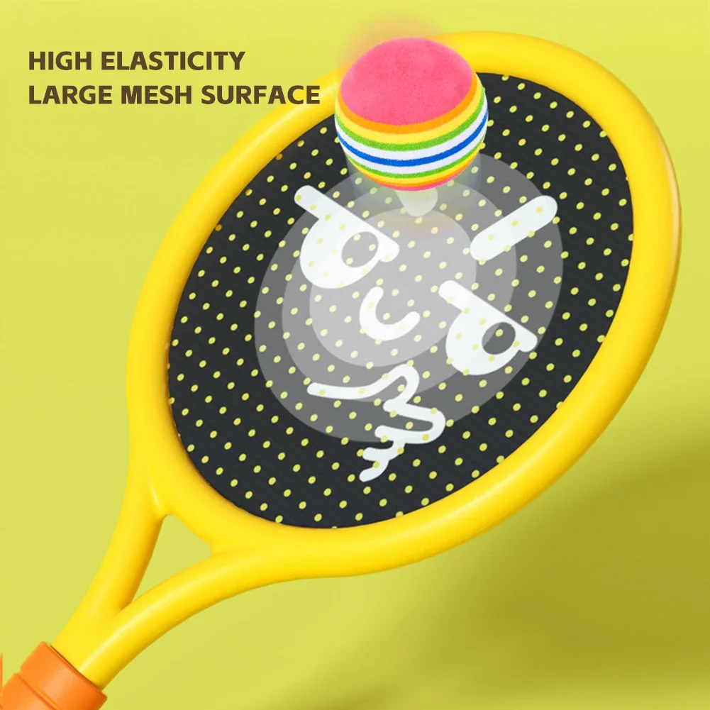 Детская теннисная ракетка для бадминтона, упражнения на реакцию, способность для начинающих, семья, уличный пляжный теннис, детский сад, образовательные