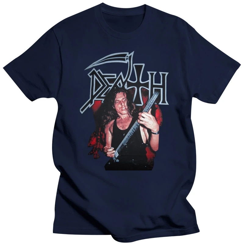 Death Band Chuck Schuldiner Death Metal Black T-Shirt badhabitmerch Mens T Shirt O Neck 100% Cotton Men Short Sleeve Tee shirt