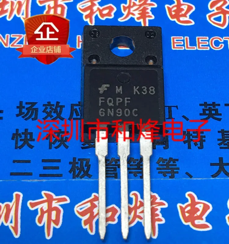 

20PCS/LOT FQPF6N90C TO-220F 900V 6A MOS IGBT Datasheet - Electronic Component for Professional Use