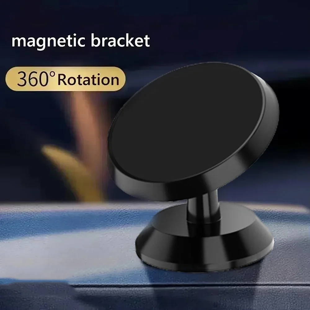 

Magnetic Car Phone Holder With 360° Adjustable Rotation Stable Support Holder For iPhone 15 14 Samsung Xiaomi Dashboard Stand
