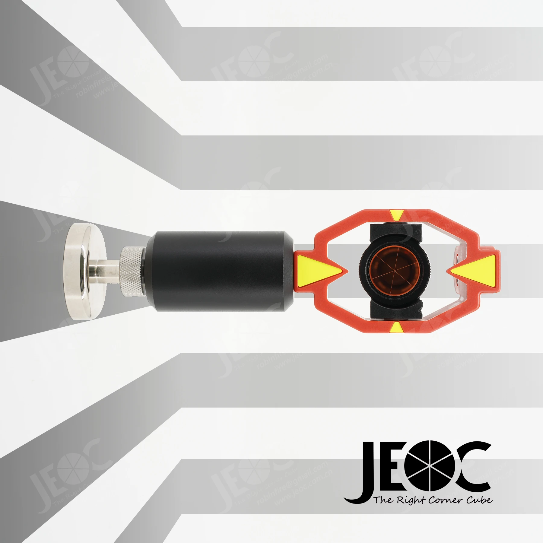 JEOC GMP111-0 + GAD105 + Magnetic Base, Mini Monitoring Prism Set with Strong Magnet, for Leica system
