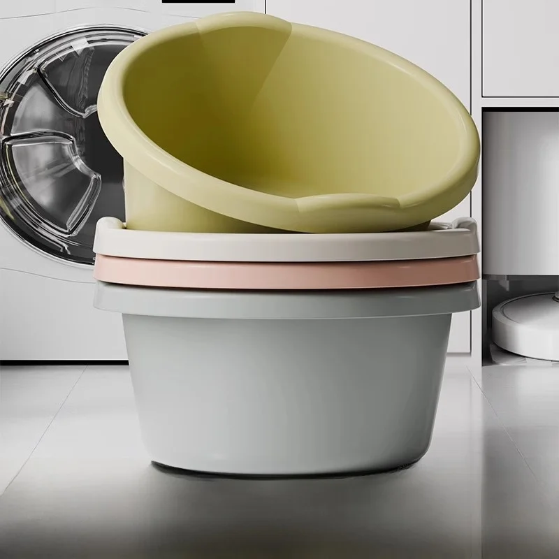 

Thiened Plastic Wa Basin for Dormi Home Use Larger Size Face Waing Foot Waing Laundry Basin for Students And Babies