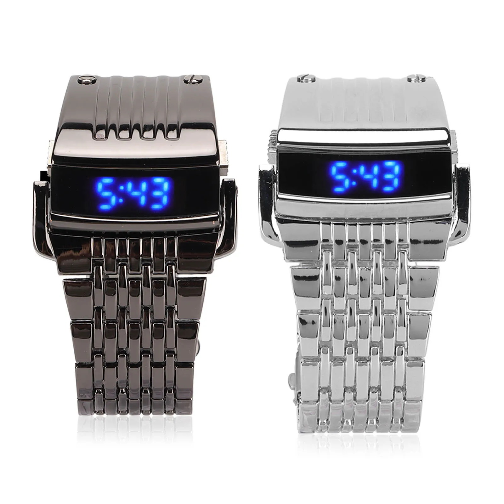 

Alloy Watch Comfortable Quick Release Birthday Gift Electronic Watch Clear Display Fashionable for Business for Men for Daily