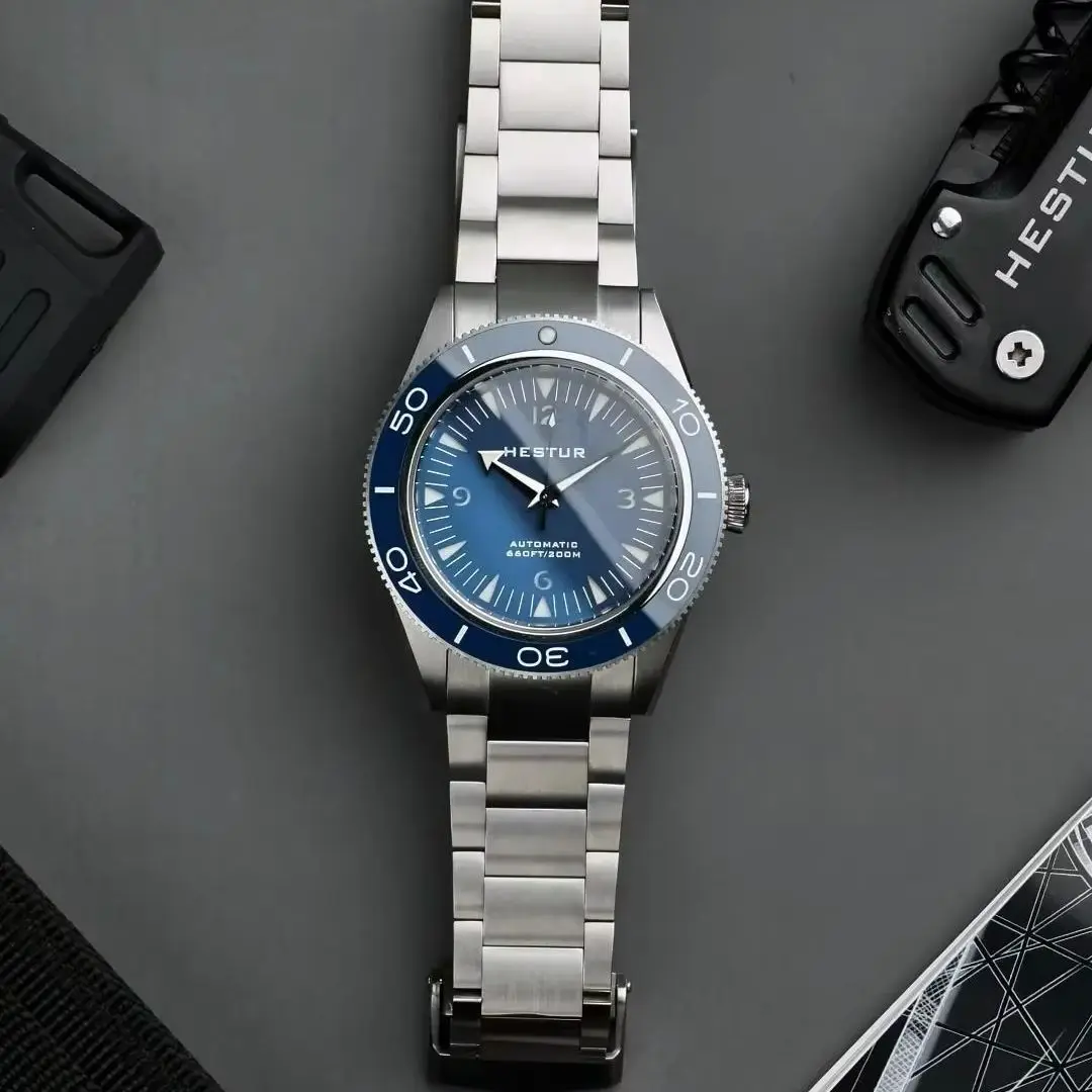 Hestur Sandwich Dial Men's Automatic Watch NH35 40mm, 20Bar, BGW9