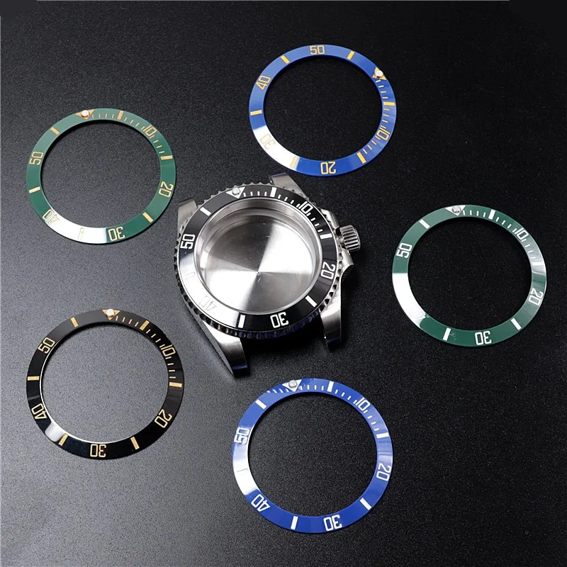 40mm Watch Case Sapphire Glass Transparent Fit For Eta2836 Nh35 Nh36 Dg2813 3804 Miyota 8215 Movement For Seiko Modified Skx007