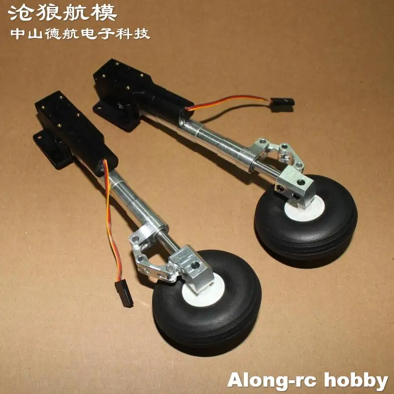Train d'atterrissage à genoux à amortissement principal à 15 degrés, avec roue de 2.25 pouces ou rétractable, adapté aux modèles de bricolage de 3 à 6kg, pièce d'avion EDF RC