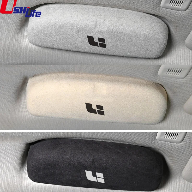 

For LiXiang Li Auto L7 L8 L9 L6 Car Eyewear Case Box Sunglasses Holder Suede Glasses Storage Box Car Accessories Car-styling