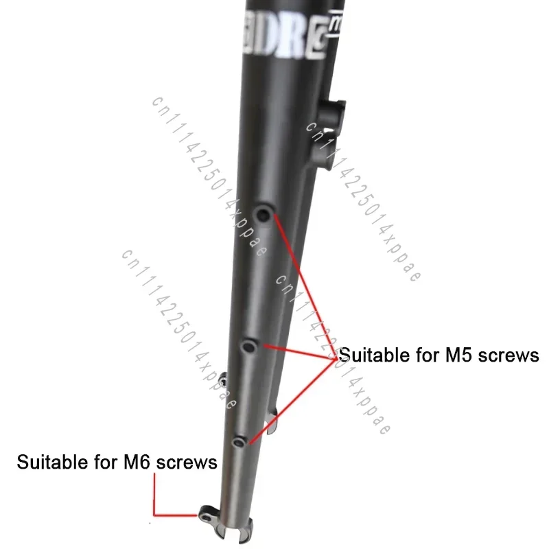 Gravel Bike 28.6MM Fork / Disc Brake /V Brake Steel Fork Bicycle Accessories Touring Bike Fork / 26Inch/27.5Inch