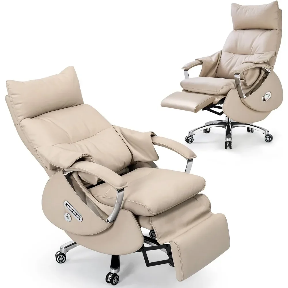 

Office Chair with Footrest Ergonomic Electric Reclining Office Executive Chair with Massager Computer Desk Chair Swivel gaming