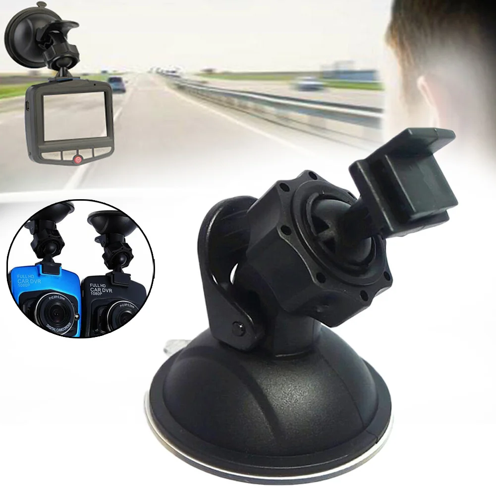 

Car Mounted Universal Recorder Bracket Dash Cam Holder Camera Stand Suction Cup Black Plastic For Interior Holder Accessories