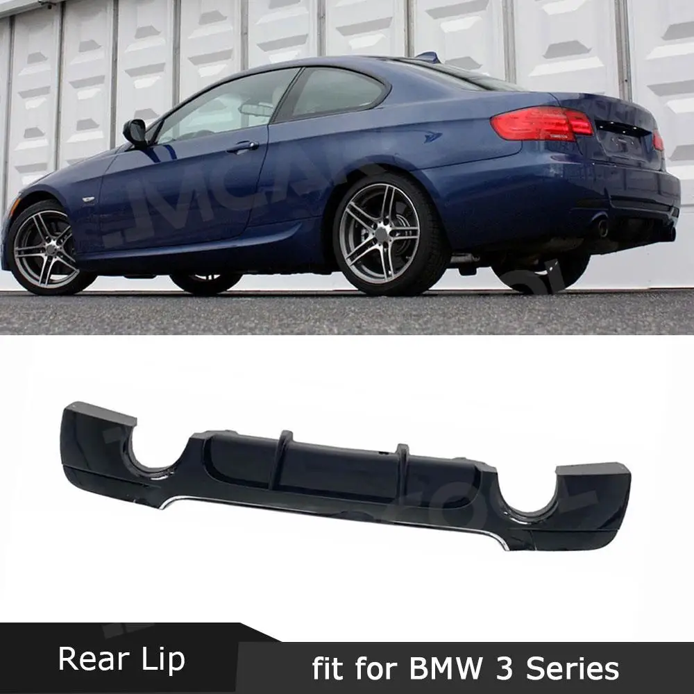 

Автомобильный диффузор заднего бампера для BMW 3 серии E90 M Sport Sedan 4-дверный 2005-2012 ABS Carbon Look Bodykits Аксессуары