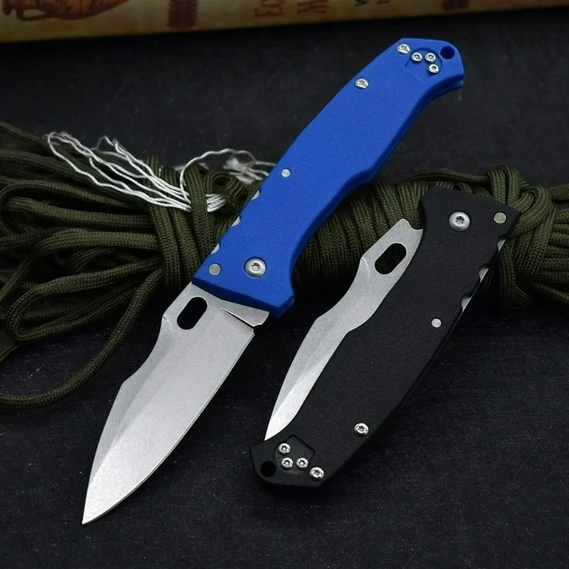 

4416 cold steel blue pocket knife outdoor hiking camping selbstverteidigung hunting folding tactical knife edc multitool knives