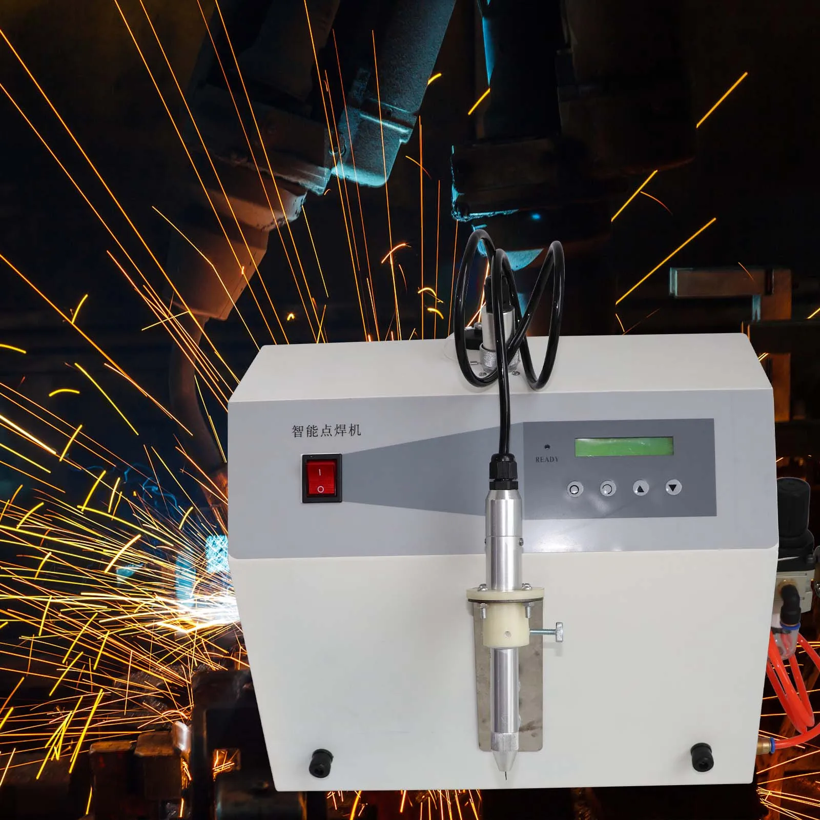 150A Intelligent Desktop Small Household Spot Welding Machine for Gold Silver Jewelry Pulse Welding Technology for Home Use