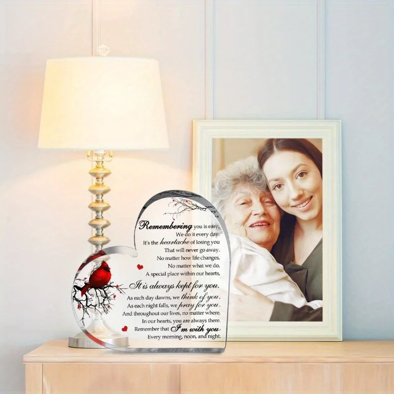 Cardinal Memorial Gift for Loss of Loved One, Sympathy Gift for Grieving