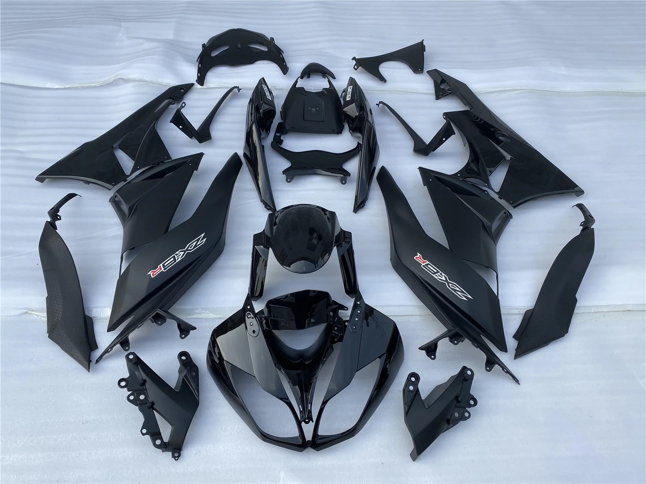 Motorcycle Fairing Kit fits to give ZX-6R 2009 2010 2011 2012 -6R 636 09 10 11 12 year fairing Black motorcycle housing