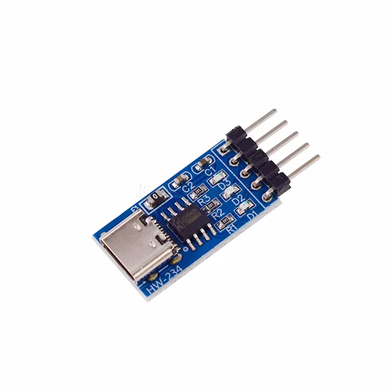 TYPEC USBCTurnTTLSerial Port CH340NModule Upgrade Microcontroller Download Flash Nine Flash
