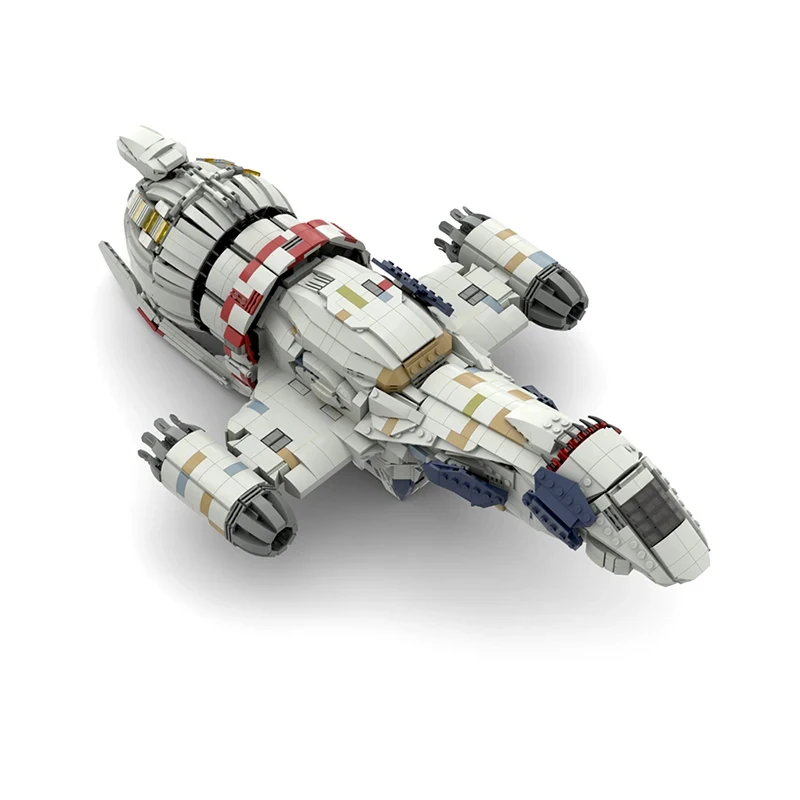 

Building Blocks Moc Firefly Serenity Spaceship Set Transport Spacecraft Airship Bricks DIY Toys Children Birthday Xmas Gift