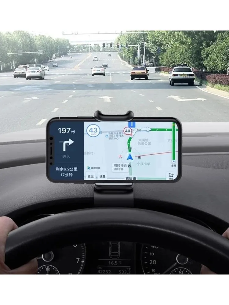 Support de téléphone de voiture Support universel Auto tableau de bord voiture Clip Support GPS Support de téléphone portable dans la voiture pour iPhone Samsung