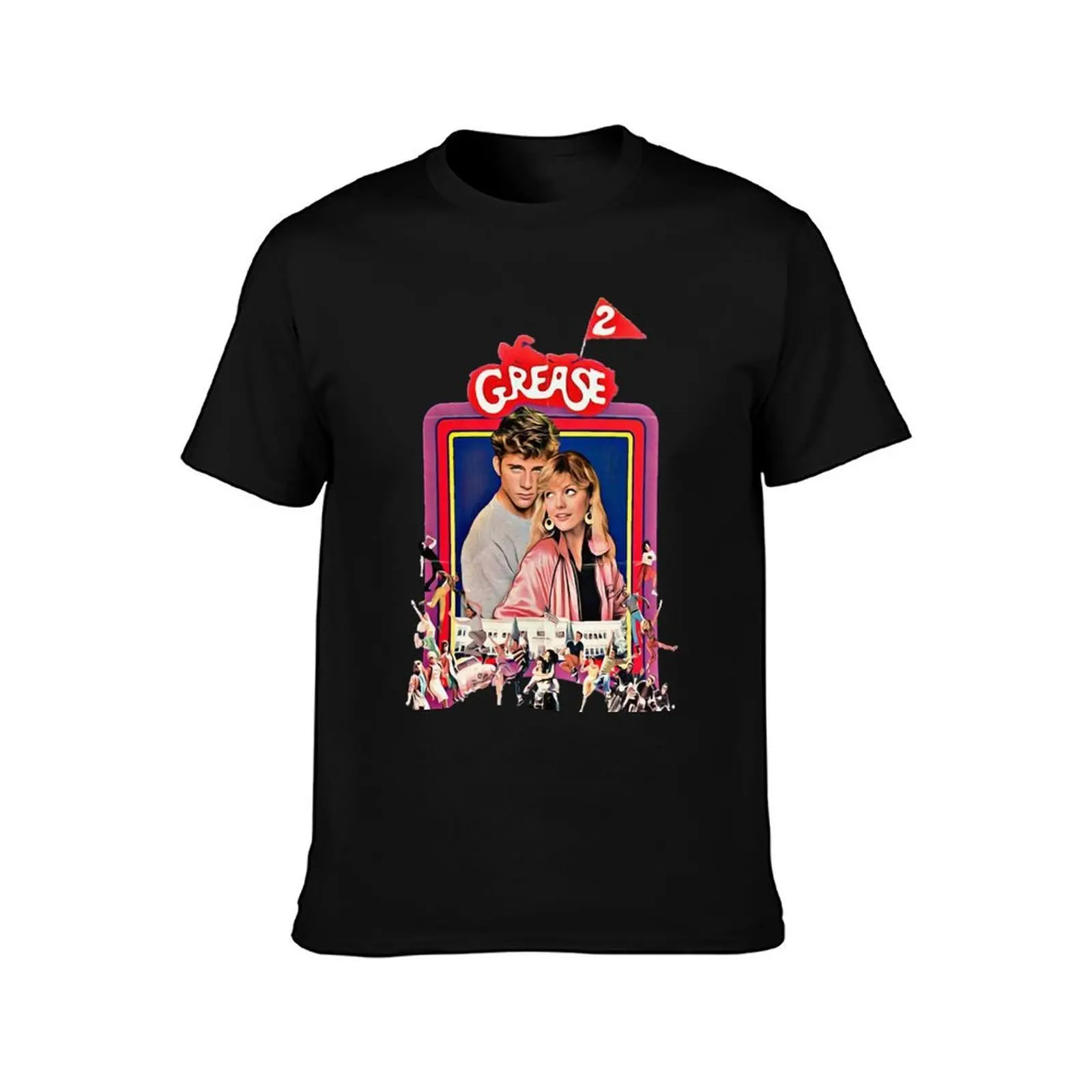 Grease 2 Classic 80 s Film T-Shirt Summer Print Short Sleeve Tee T-Shirt