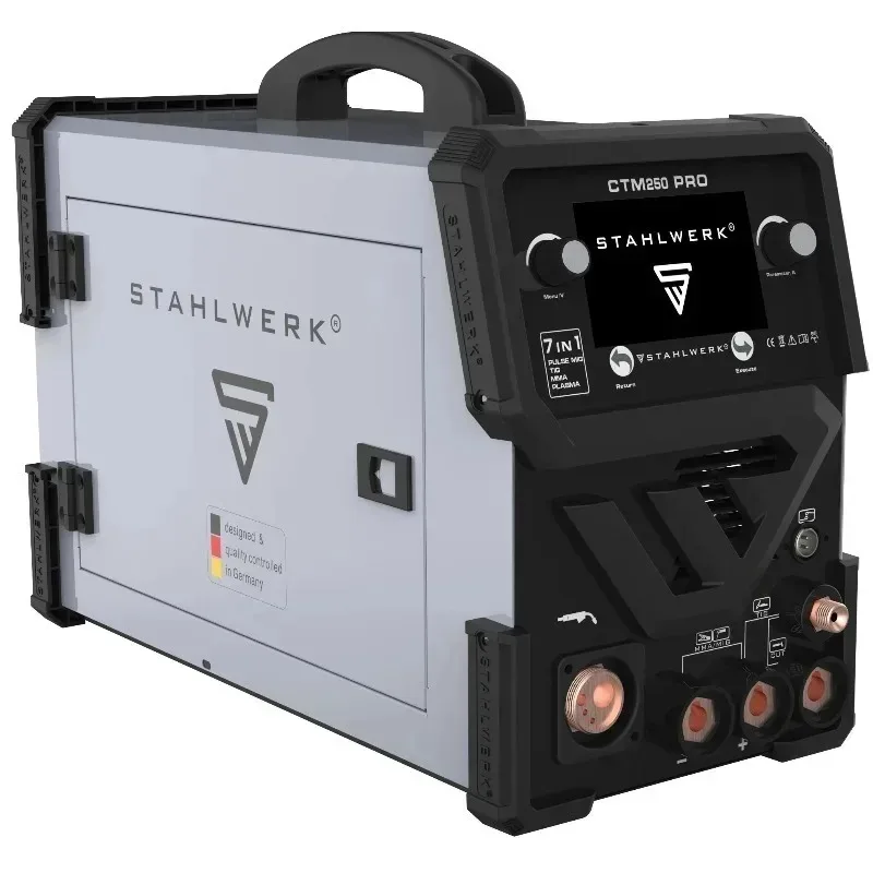 

Stahlwerk CTM250pro 7IN1 MIG TIG MMA Plasma Cutter Multi Function Aluminum Welding Machine