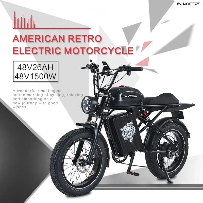 دراجة نارية كهربائية 1500 واط موتور 48 فولت 26 أمبير بطارية الفرامل الهيدروليكية دراجة كهربائية 20 بوصة الإطارات الجبلية على الطرق الوعرة دراجة كهربائية